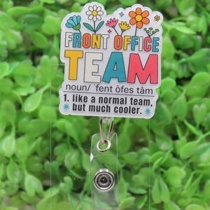 Colorful Front Office Team Badge Holder